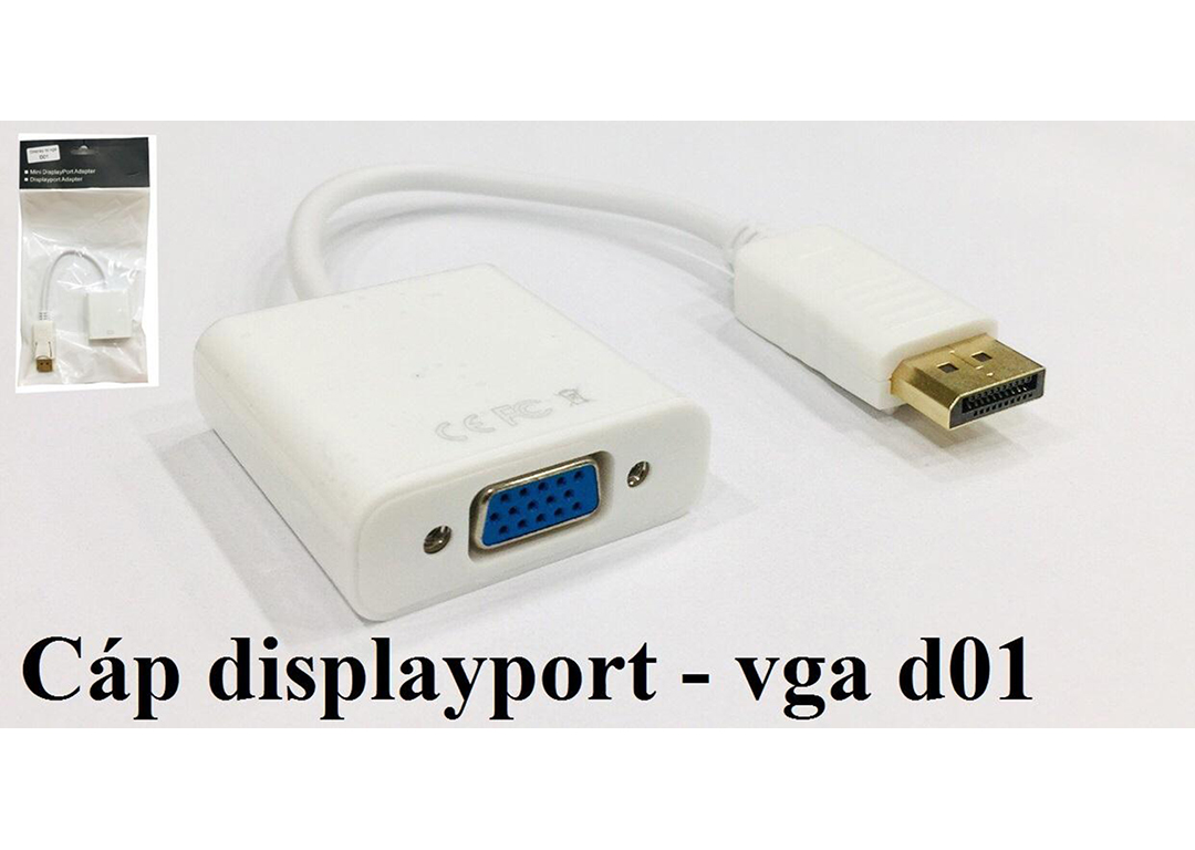 CÁP DISPLAYPORT -> VGA D01