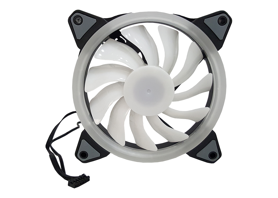 FAN CASE LED RGB 12" HXHF