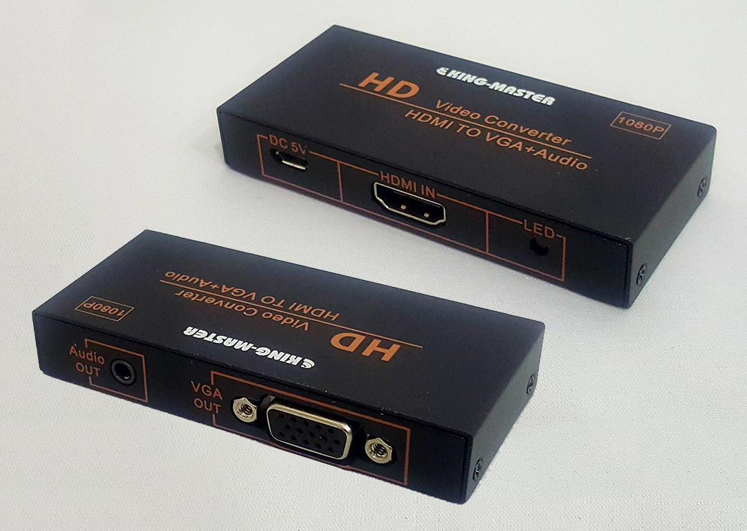 Hộp chuyển HDMI sang VGA + Audio KINGMASTER KY-H130B