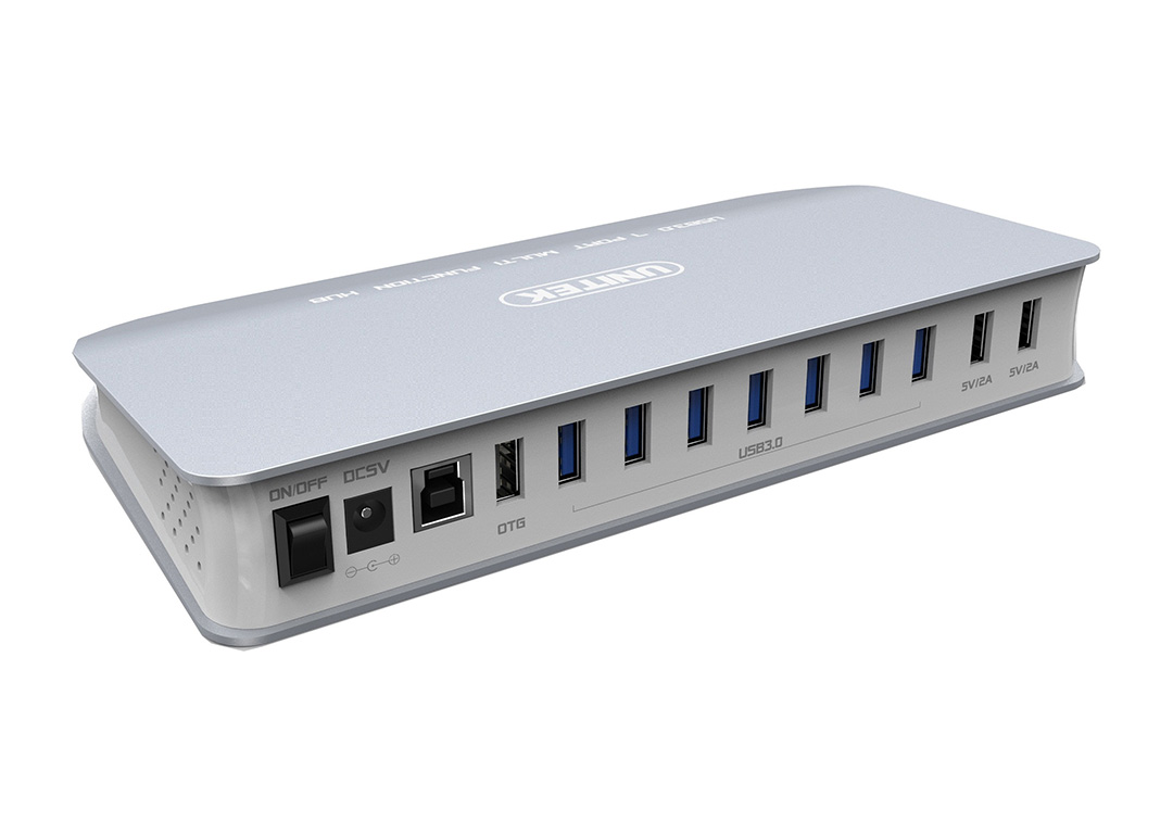 Hub chuyuển đổi USB 3.0 + 2 Charging 2A + USB OTG 2.0 UNITEK Y-3180