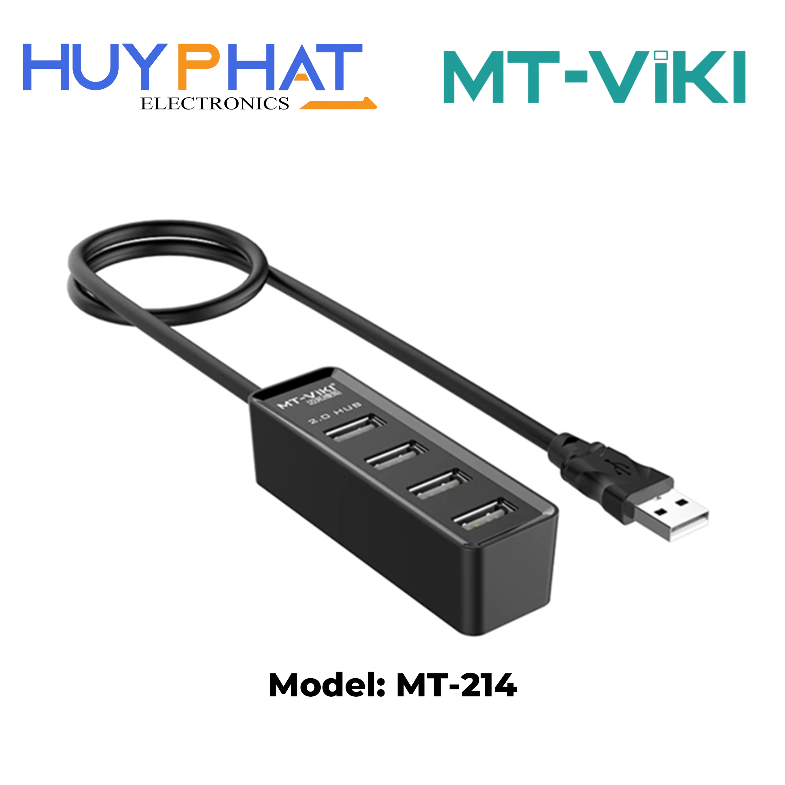 Hub USB 2.0 4 cổng MT-VIKI MT-214