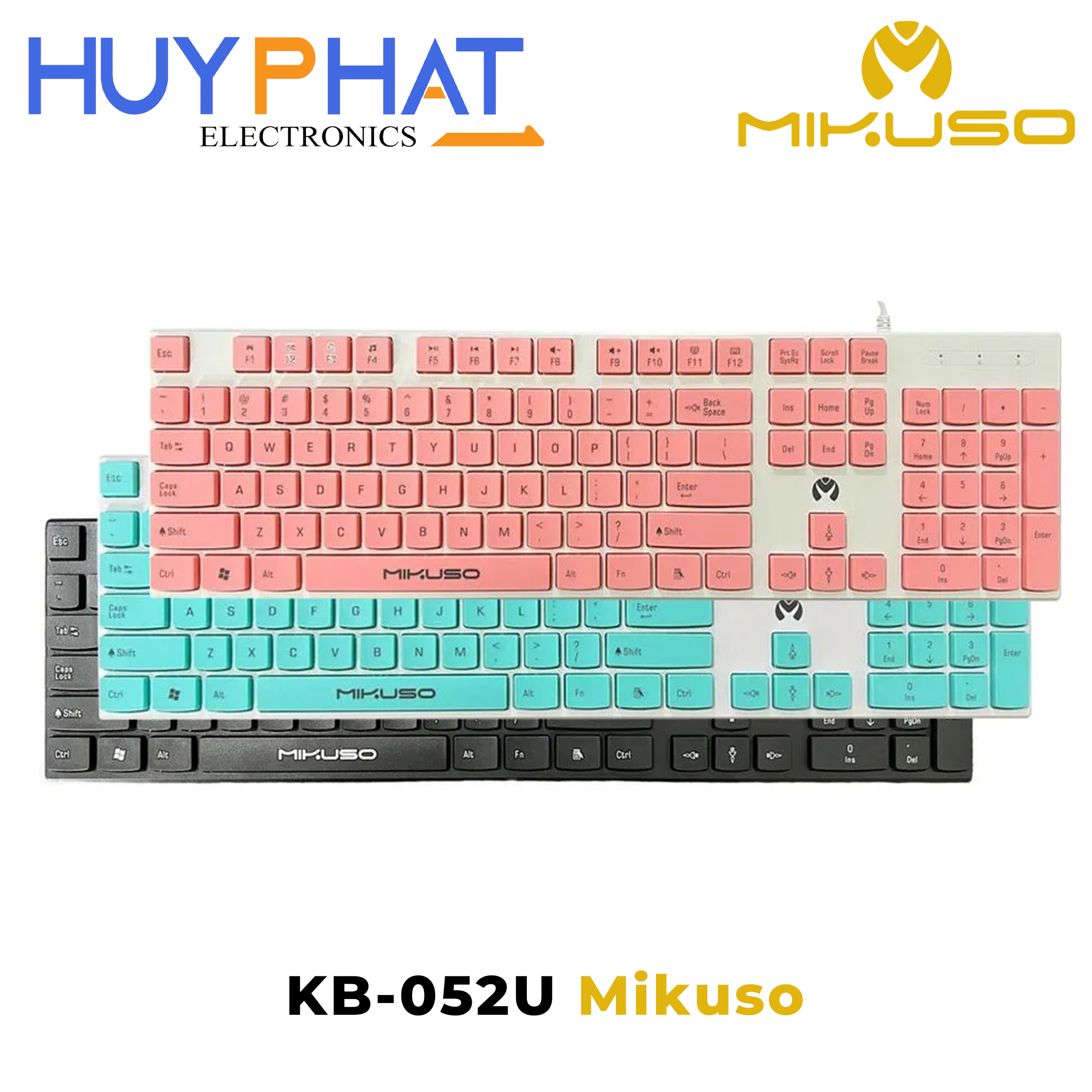 Bàn phím có dây USB MIKUSO KB-052U