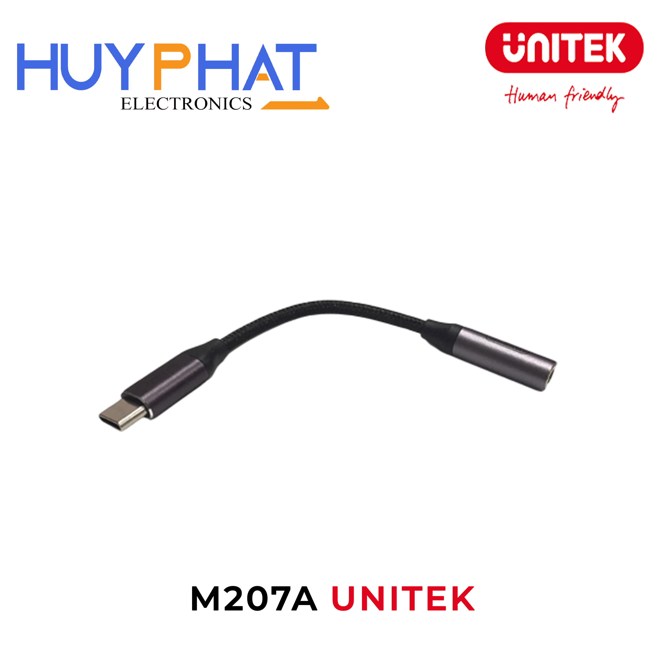 Cáp Type-C -> 3.5mm UNITEK M207A
