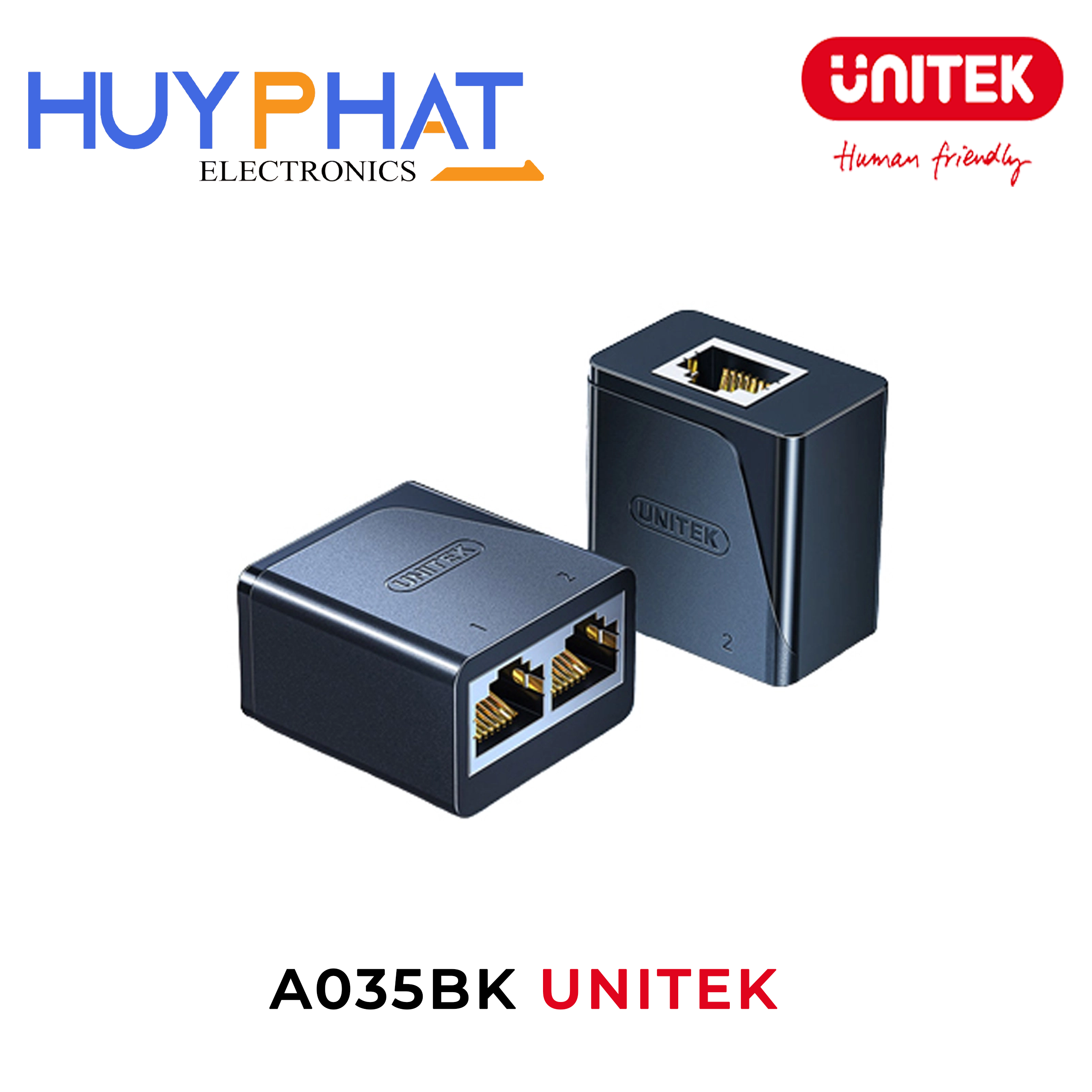 Đầu nối mạng 2 chiều UNITEK A035BK