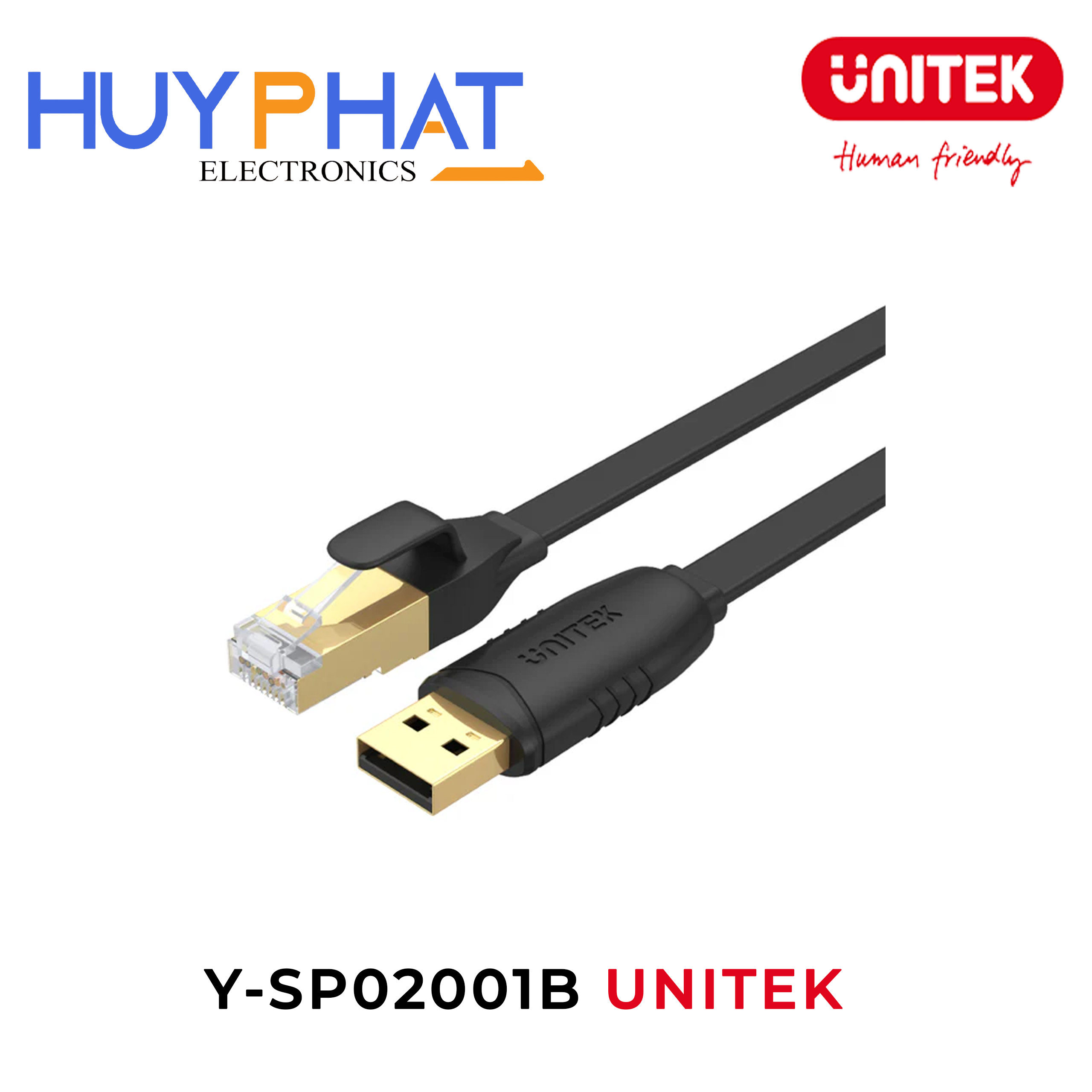 Cáp USB 2.0 -> LAN UNITEK Y-SP02001B