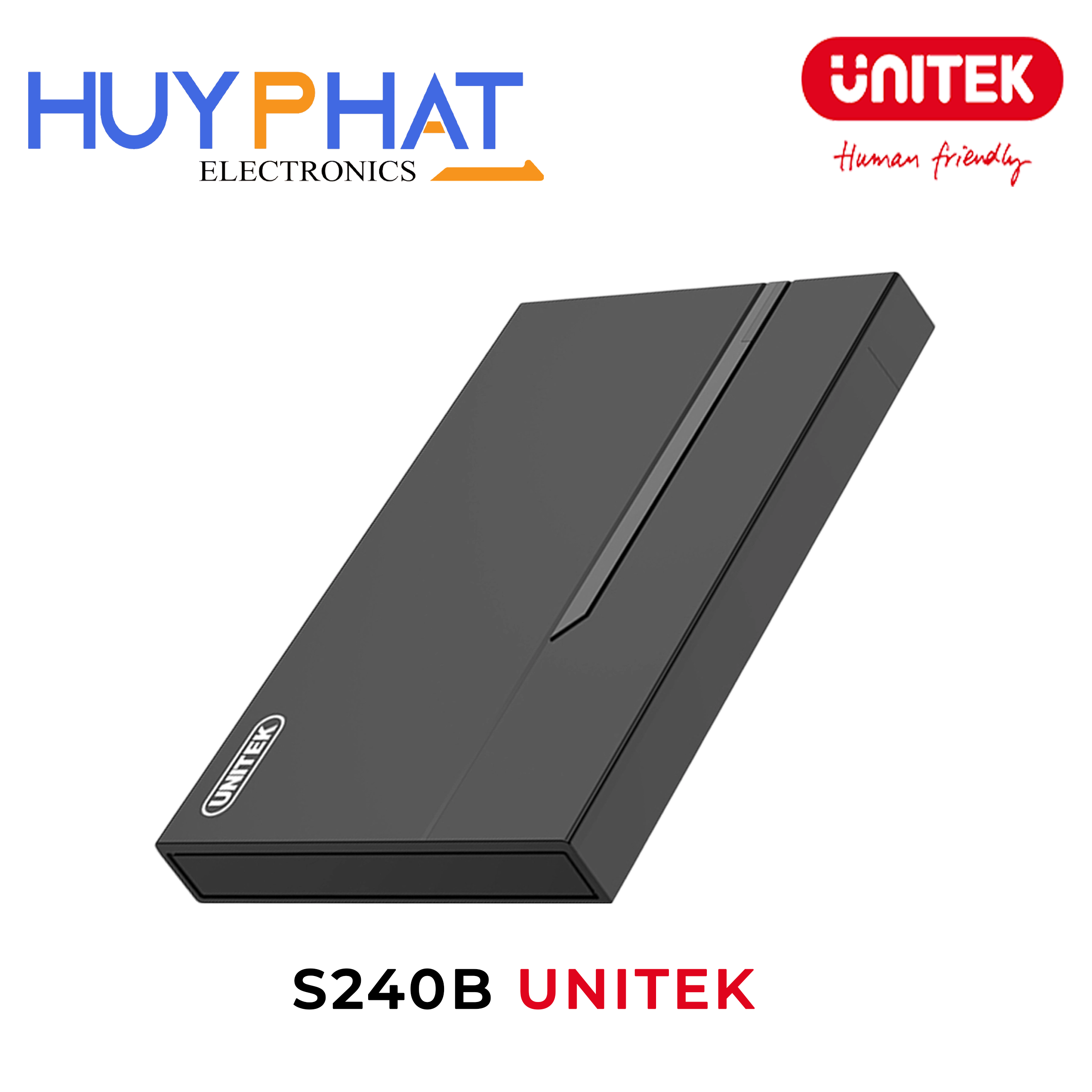 Box ổ cứng SATA 2.5 Type-c -> USB/Type-C 6GB UNITEK S240B