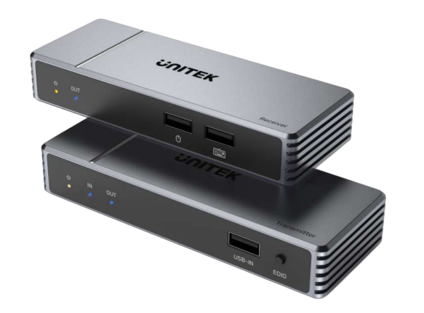 UNITEK V1327A: Kéo dài HDMI KVM 4K đến 60 mét qua cáp mạng