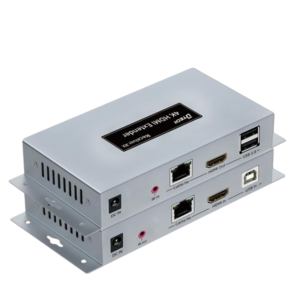 Bộ nối dài HDMI KVM → LAN Ethernet tối đa 120m DTECH DT-7081 (AST)