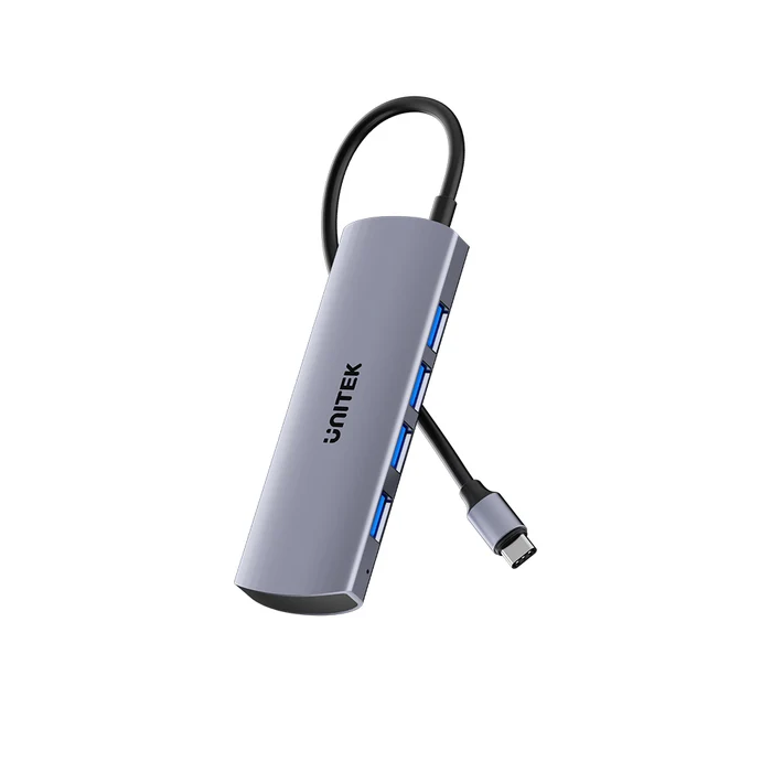 Hub chia Type-C → 4 cổng USB 3.0 tốc độ 10Gbps UNITEK H1112EGY01
