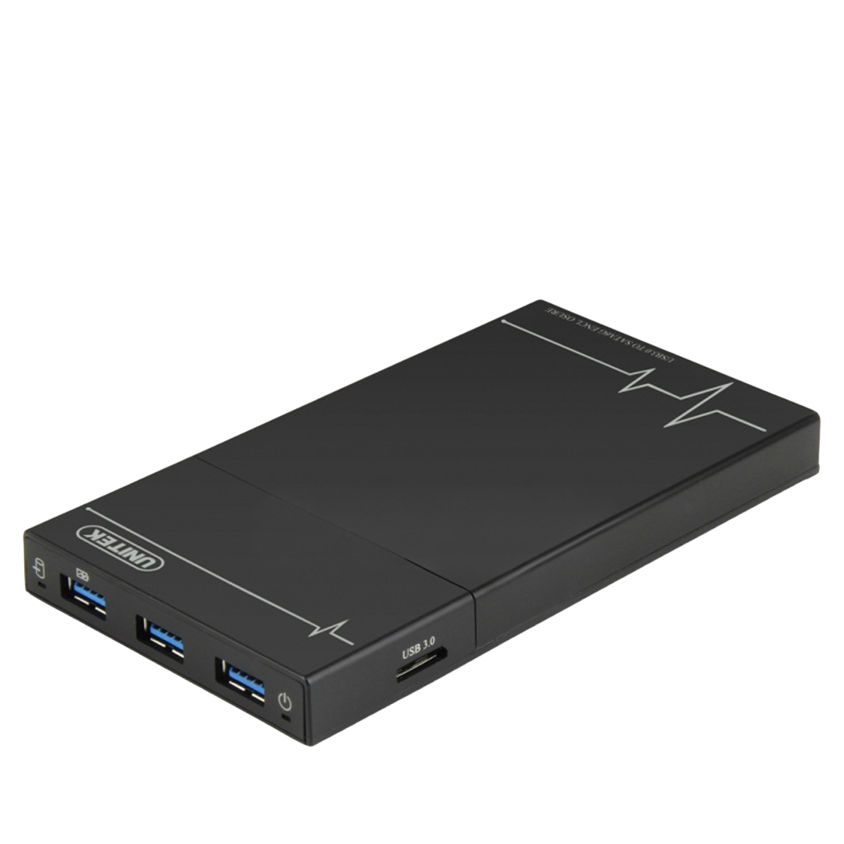 Vỏ đựng ổ cứng SATA 2.5 có Hub USB 3.0 UNITEK Y-3256