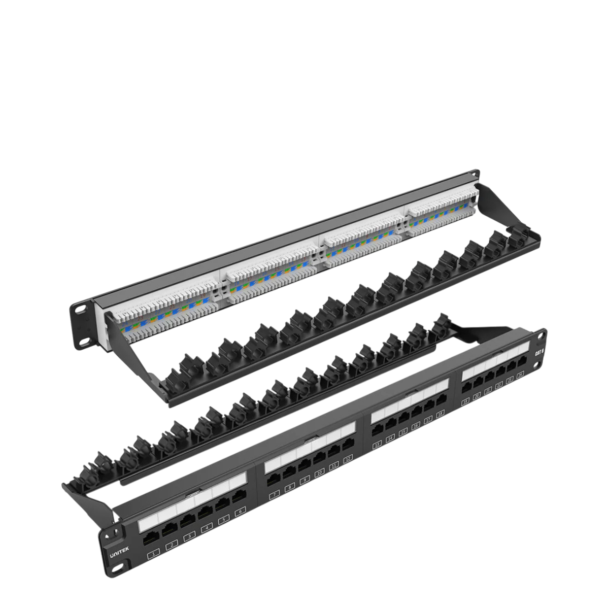 Bảng cắm UTP Cat6 RJ45 24 cổng UNITEK T003A