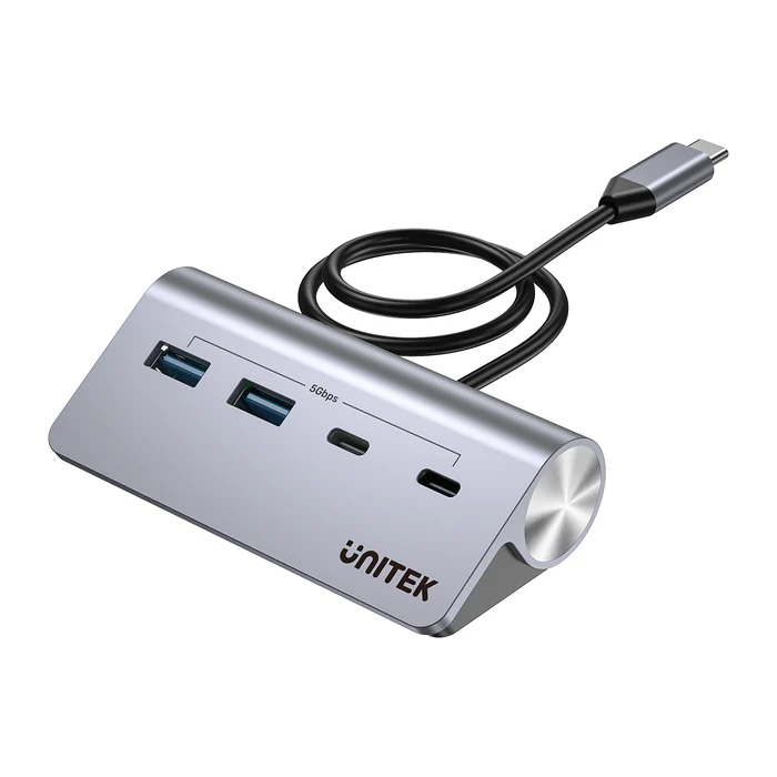 Hub chia Type-C → 2USB 3.0 + 2Type-C tốc độ 5Gbps UNITEK H1337AGY01