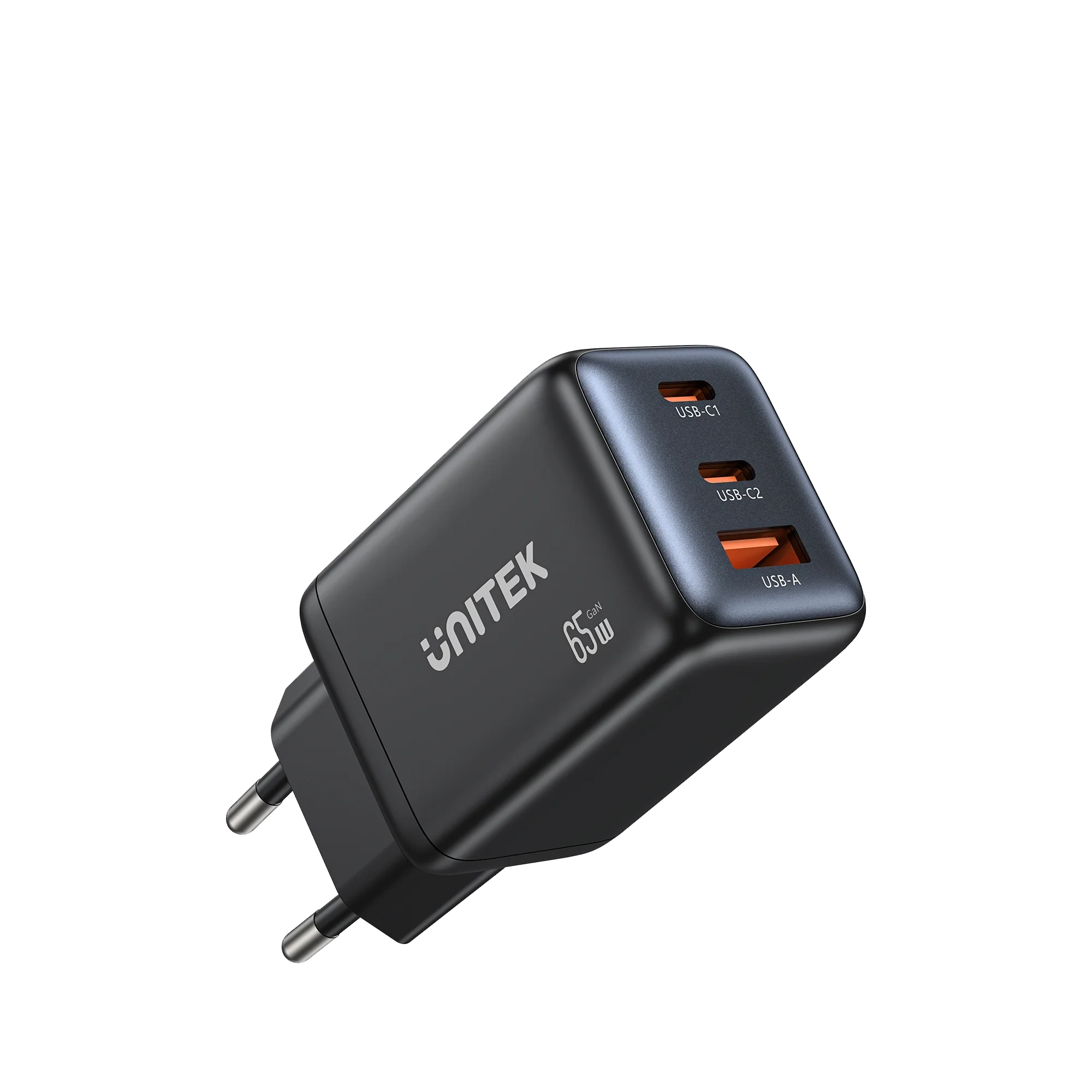 Củ Sạc Nhanh GaN Zeno 65W UNITEK P1130ABK01-EU