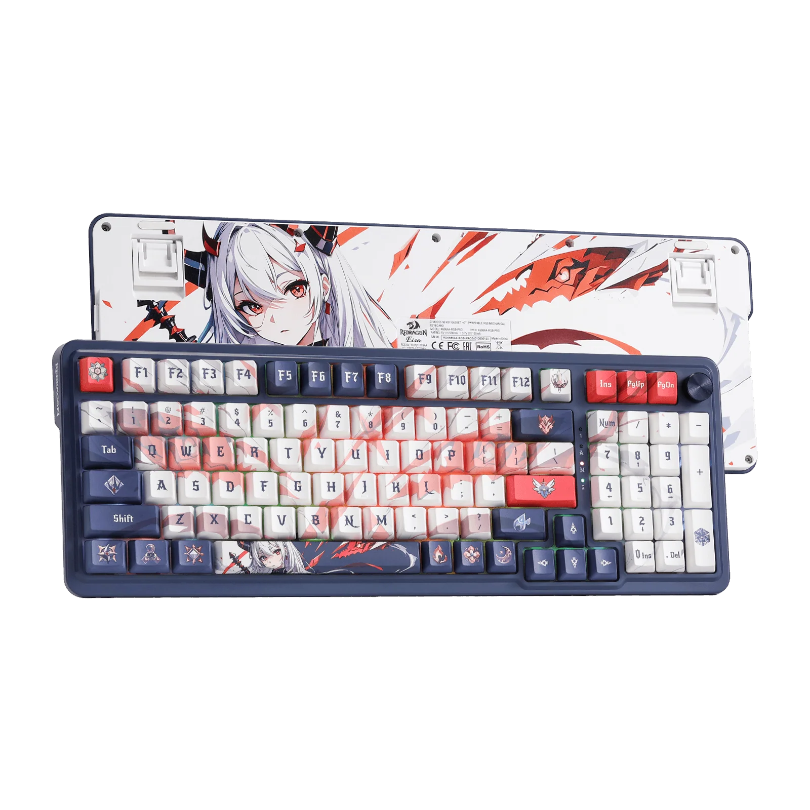 Bàn phím cơ gaming 3 chế độ REDRAGON EISA K686 PRO