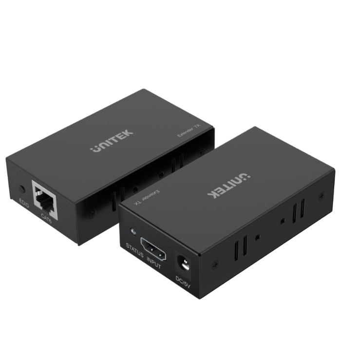 Bộ nối dài HDMI 4K@30Hz → LAN Ethernet tối đa 60m UNITEK V100A